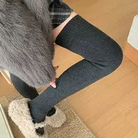 (告别秋裤)护膝腿袜毛圈加厚保暖袜过膝袜2双WZ-82272