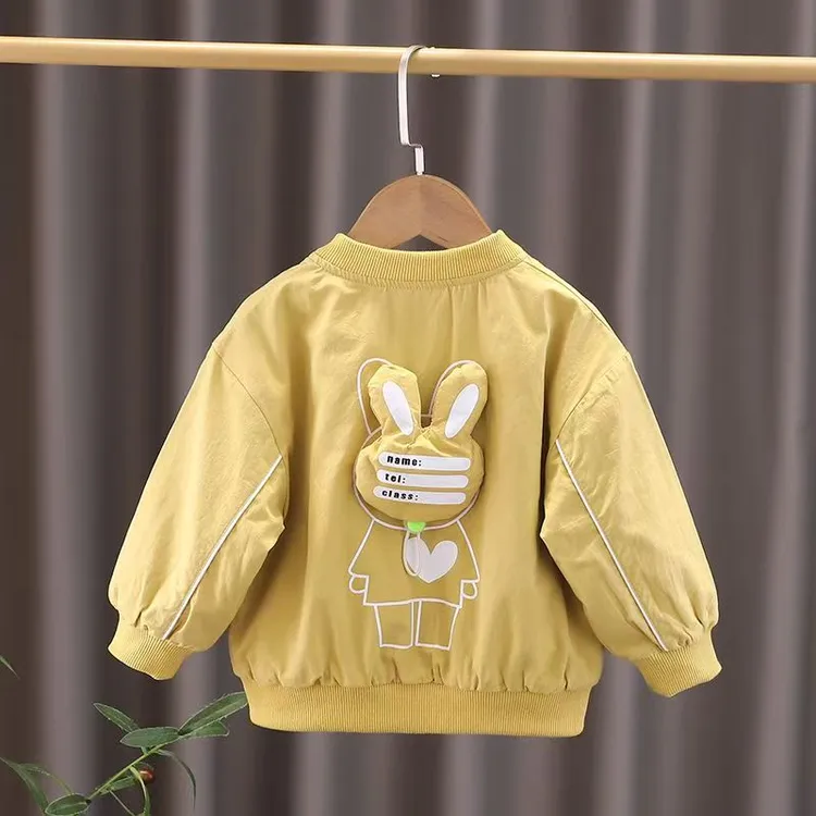 男童春季外套韩版儿童洋气夹克衫潮宝宝上衣春装衣服棒球服春秋款