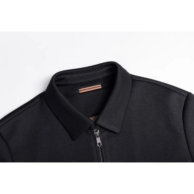 秋冬新品男士翻领行政夹克纯色上衣透气宽松舒适经典百搭 HW33