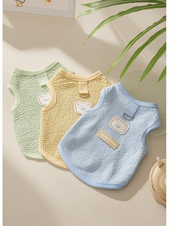 夏季服装薄款宠物猫咪狗狗透气小型犬泰迪狗狗衣服薄款