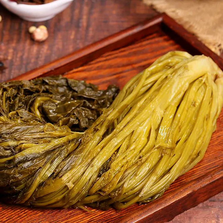 雪菜咸菜整颗袋装雪里蕻红泡菜腌制下饭菜雪里红