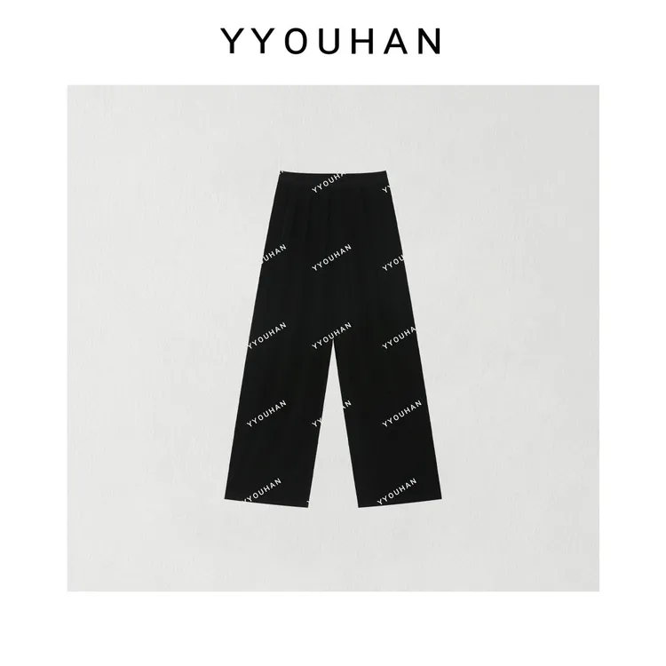 欧尼私服 2025夏款垂感显瘦醋酸瘦瘦裤休闲裤 2504C2214