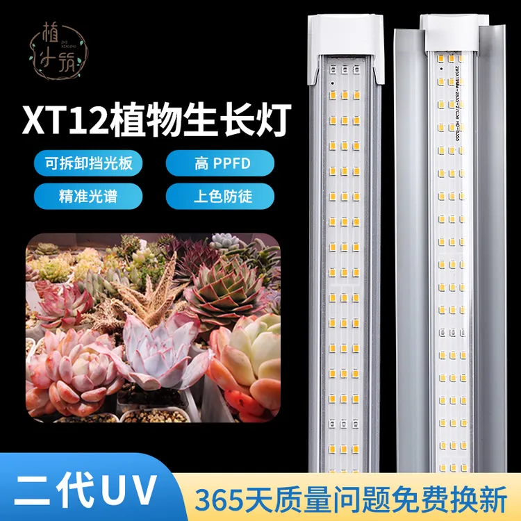 植小筑XT12全光谱植物生长上色灯防徒鹿角蕨食虫多肉龙舌兰块根