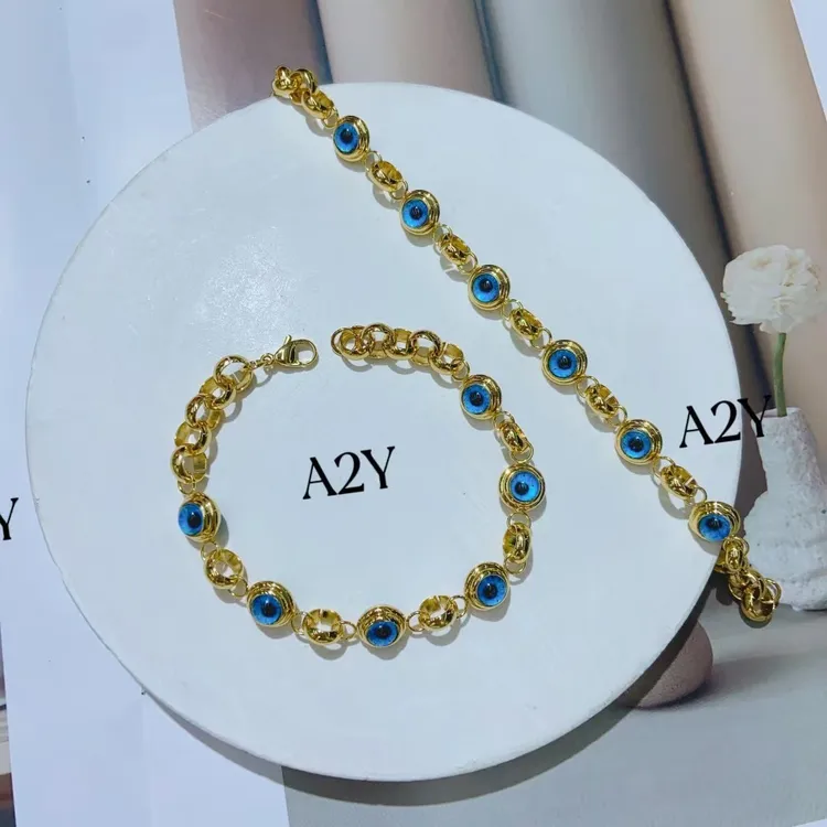 钛钢手链 炫彩链条颈链