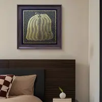 古风客厅装饰画组合南瓜小众艺术复古高端沙发后卧室挂画南瓜5050