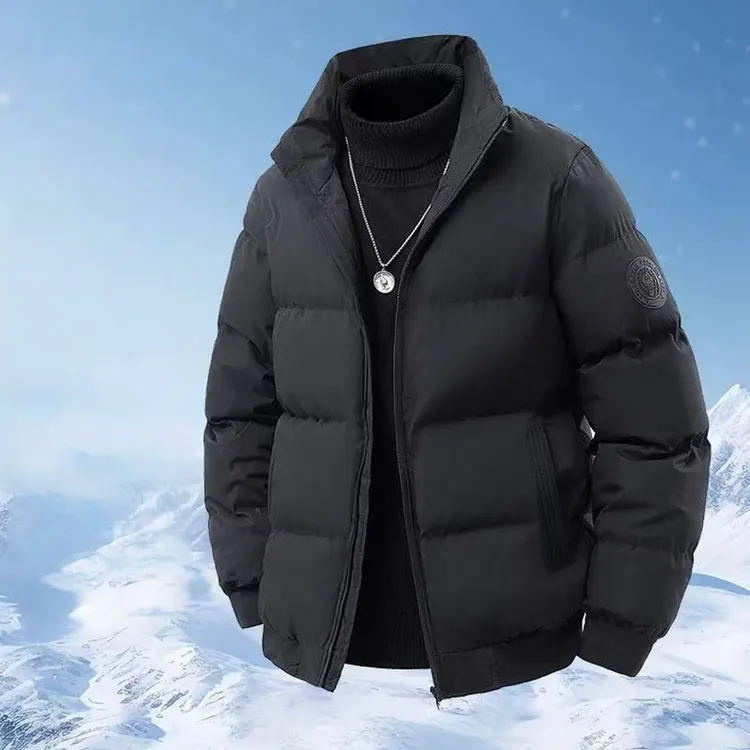 男立领棉服冬季美式高街男士棉衣棉袄休闲保暖宽松