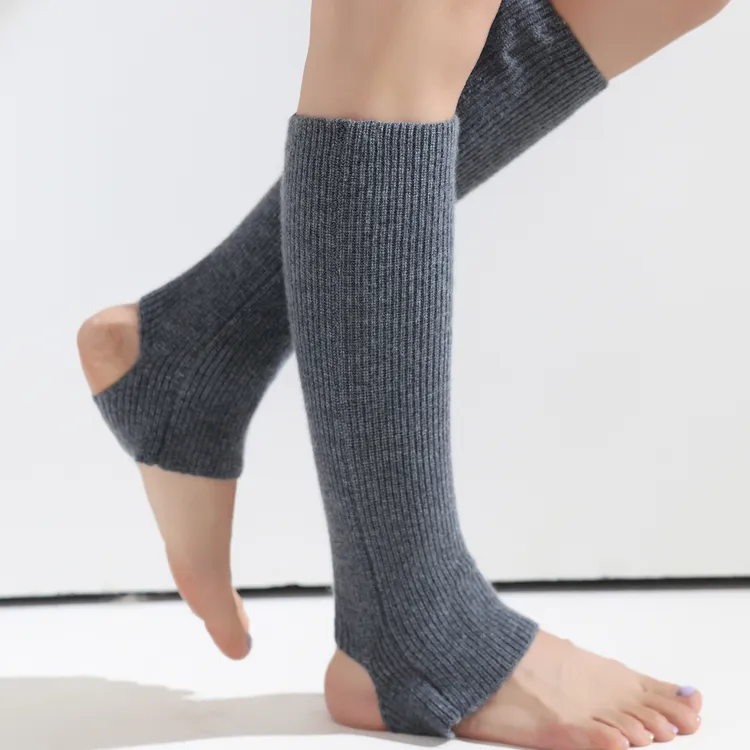 2025秋冬100%纯羊绒袜套女防寒保暖护脚踝中筒袜堆堆袜女腿套护腿