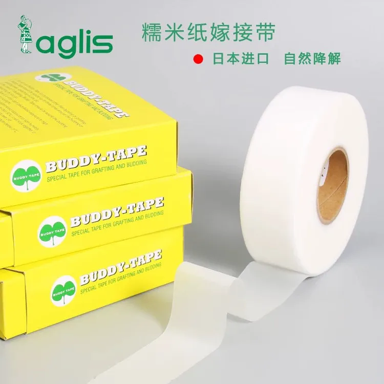 糯米纸嫁接膜自粘免拆防水用于月季果树花卉盆栽金弹子嫁接包芽点
