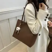 复古大容量包女包包2025新款潮韩版百搭托特包时尚单肩通勤包