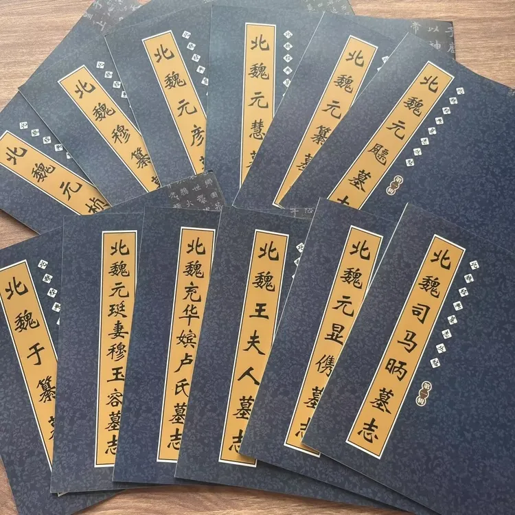 北魏经典墓志丛帖 全12册 元慧元彦元桢司马昞元显俊墓志精选