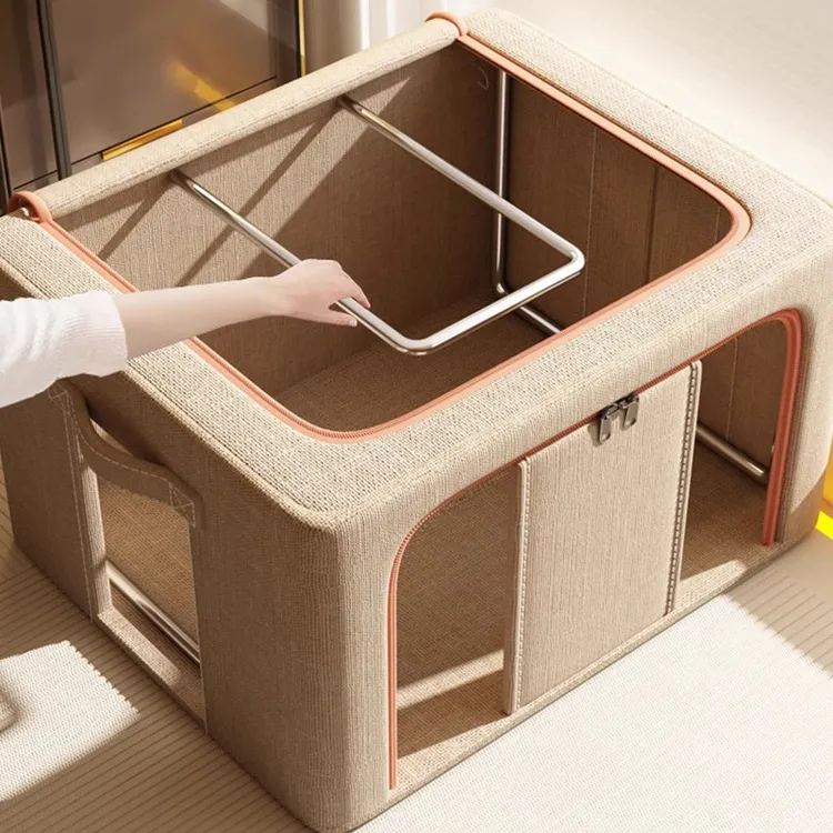 3个装 加厚衣服收纳箱家用衣柜衣物棉被整理盒大容量折叠储物神器