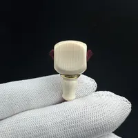 J2192天然猛犸牙方糖三通约14.7×29mm一物一图支持鉴定假一罚十