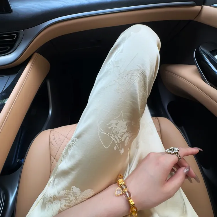 【蝴蝶裤】25年新中式国风夏季新款百搭气质直筒阔腿裤薄款2533