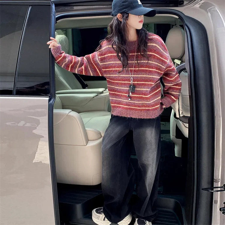 女童毛衣2025新款中大童秋季独特超好看韩系秋装儿童洋气穿搭上衣