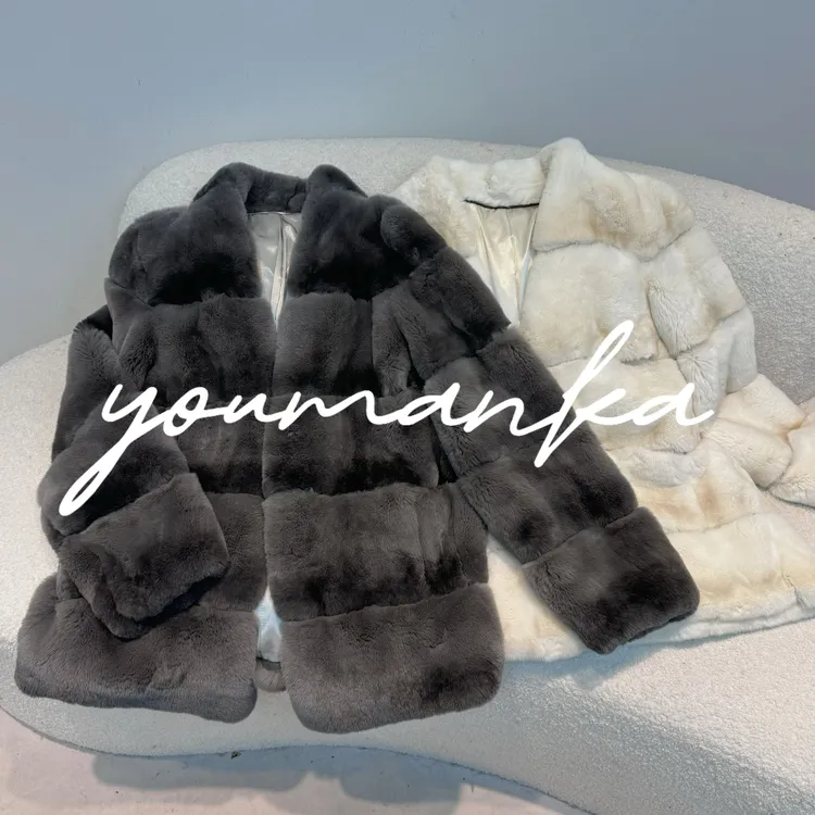 中长款2d613龙猫兔v领外套 70公分