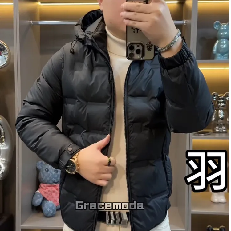 1013男士拆卸帽棉衣外套新款立领夹克时尚休闲棉服百搭高品质韩版