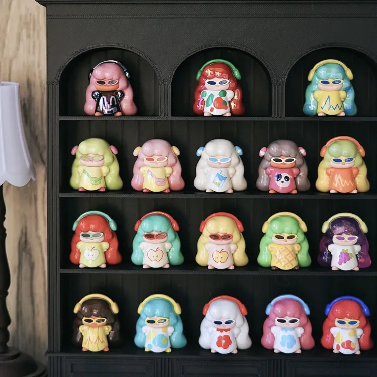 【拆袋】撅撅JUEGIRL放假吧！撅撅盲盒潮玩萌粒手办可爱公仔摆件礼物