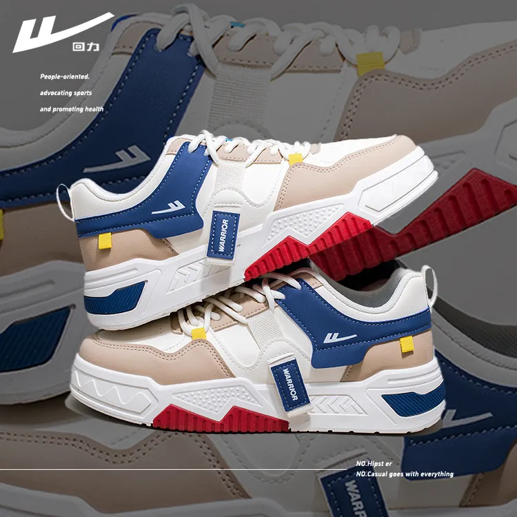 回力男鞋小白鞋男2025秋季新款青少年爆款厚底百搭鞋子潮运动板鞋
