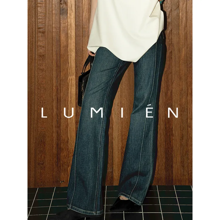 【LUMIEN 新品】“随性真我”喇叭牛仔裤LX5DKK204