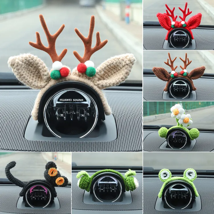 智界R7/S7音响帽子摆件问界M5/M7/M9中控喇叭音响帽装饰用品配件