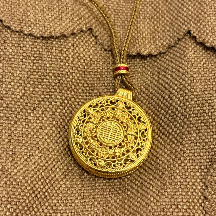 合金吊坠 手工（独角貔貅）项链女古法 传承吊坠福牌 毛衣链礼物