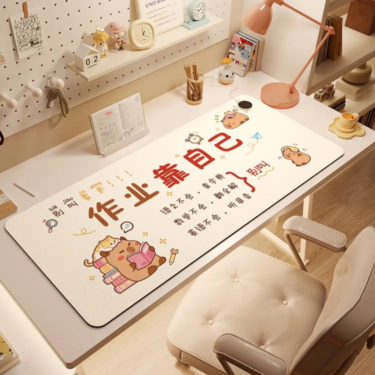 小学生加热桌垫防水防滑学习写字书桌桌面暖手垫超大号发热鼠标垫