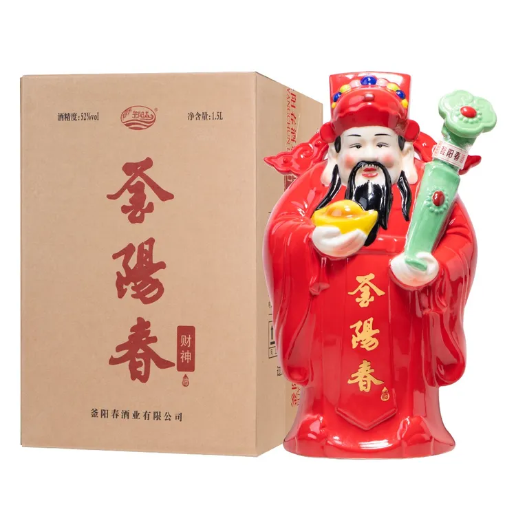 釜阳春财神浓香型白酒1500ML