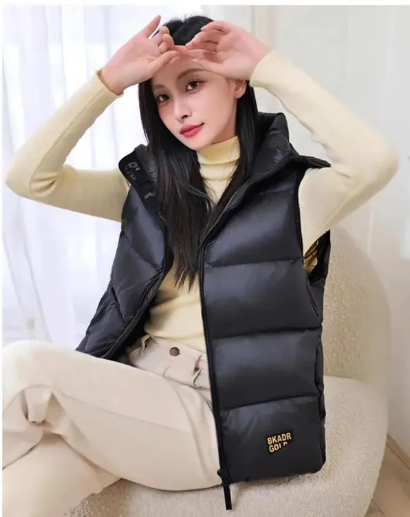 纪梵珂【诗晨定制】新JFK黑金男女同款羽绒马甲