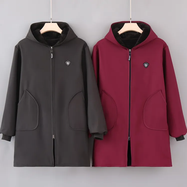 加厚立领时尚工作服家用耐脏防污干活围裙长袖罩衣加绒保暖可定制