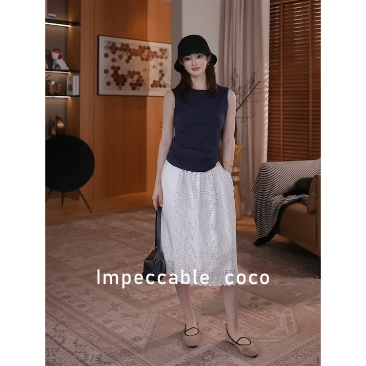 Impeccable 【小清新】夏季新款简约半裙25Q218