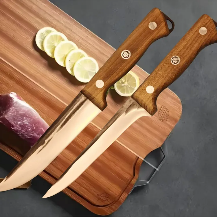 全疆包邮纯手工锻打全胜系列壹屠宰刀+剔骨刀