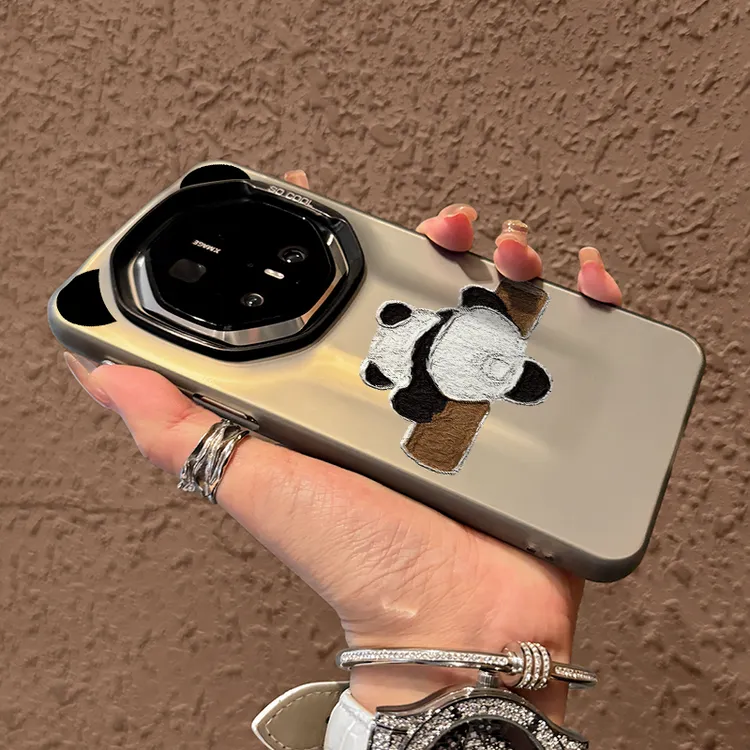 适用华为mate70rs非凡大师手机壳新款可爱熊猫高级感全包防摔磨砂
