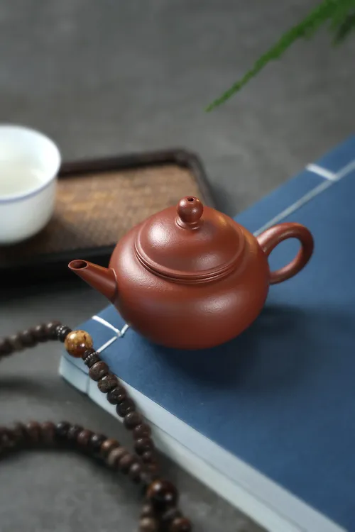 朱泥100毫升【水平小品壶】