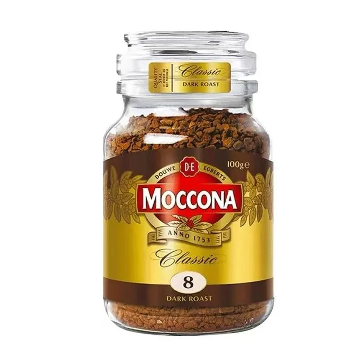 moccona摩可纳速溶铁8咖啡冻干粉美式黑咖啡冷萃瓶装