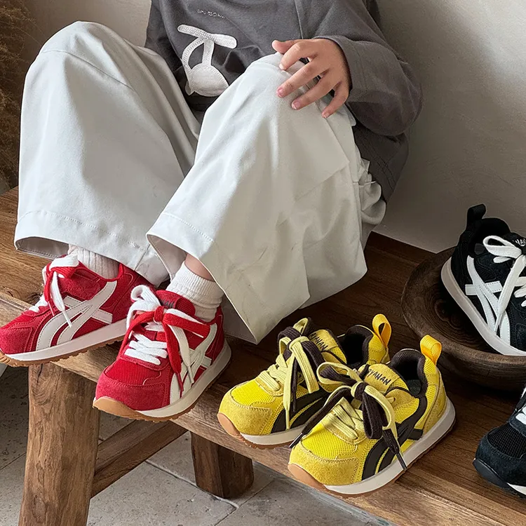 【儿童真皮阿甘鞋】2025年秋季新款女童鞋韩版男童休闲运动鞋-3015