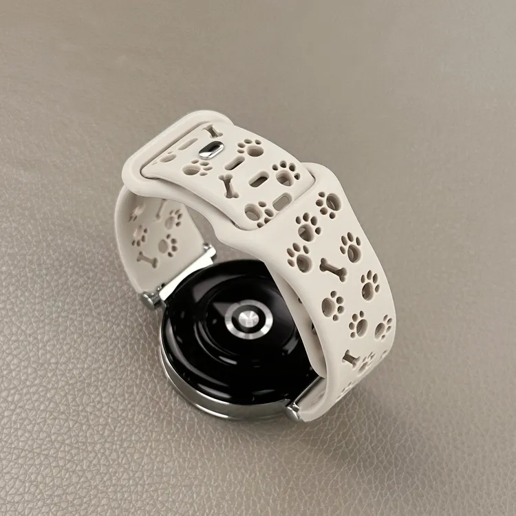 可爱镂空狗爪适用新vivo watch5/3/GT2手表表带硅胶运动iQOO男女