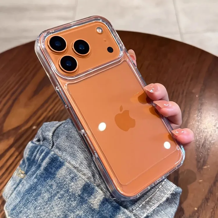 透明太空壳适用苹果17promax手机壳新款iphone16/15简约14/13防摔