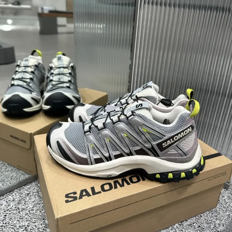 SALOMON/萨洛蒙 XA PRO 3D 沙场灰 男女同款 户外徒步跑鞋 412322