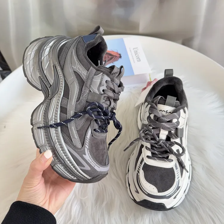 618-621老爹鞋韩版厚底保暖时尚女鞋