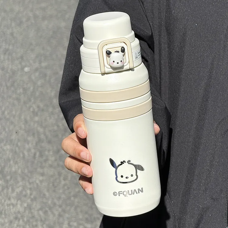 帕恰狗吸管杯可拆卸吸管直饮口水杯运动水壶高颜值中学生杯子