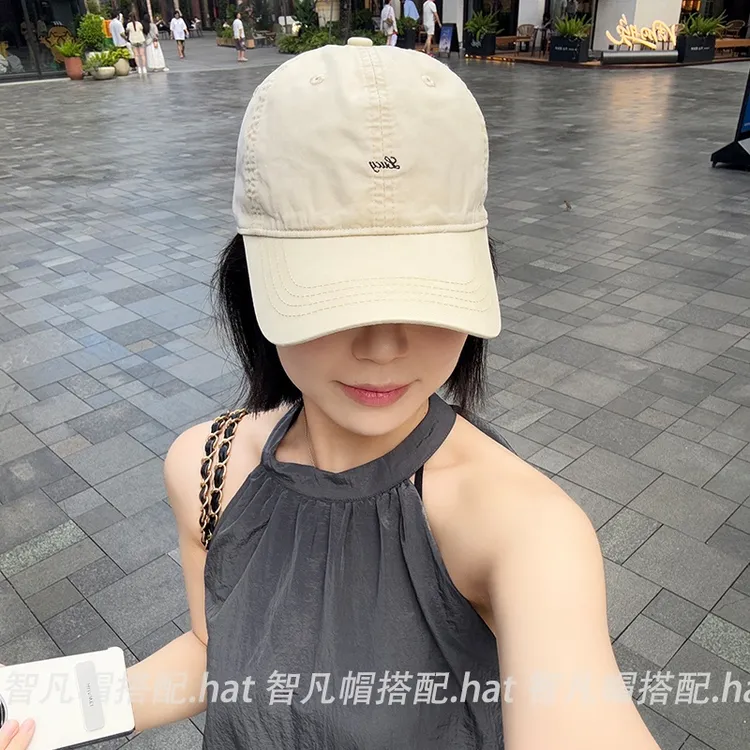 【韩系水洗大脸款棒球帽】软顶棒球帽男女显脸小休闲百搭鸭舌帽子女
