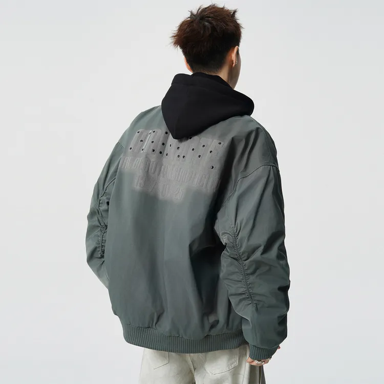 2025冬季新款可拆卸连帽羽绒服男防风短款流光机能风宽松保暖外套