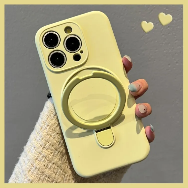 磁吸支架适用苹果17promax手机壳iphone16新款14/13/12液态硅胶15