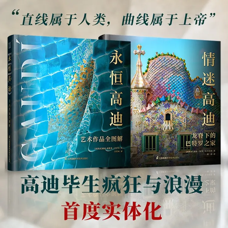 高迪艺术作品全图解刷边典藏版（套装2册）
