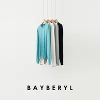 BAYBERYL老贝露华*拼色精简圆领套头羊毛秋针织衫ZZS5E2402-9/28