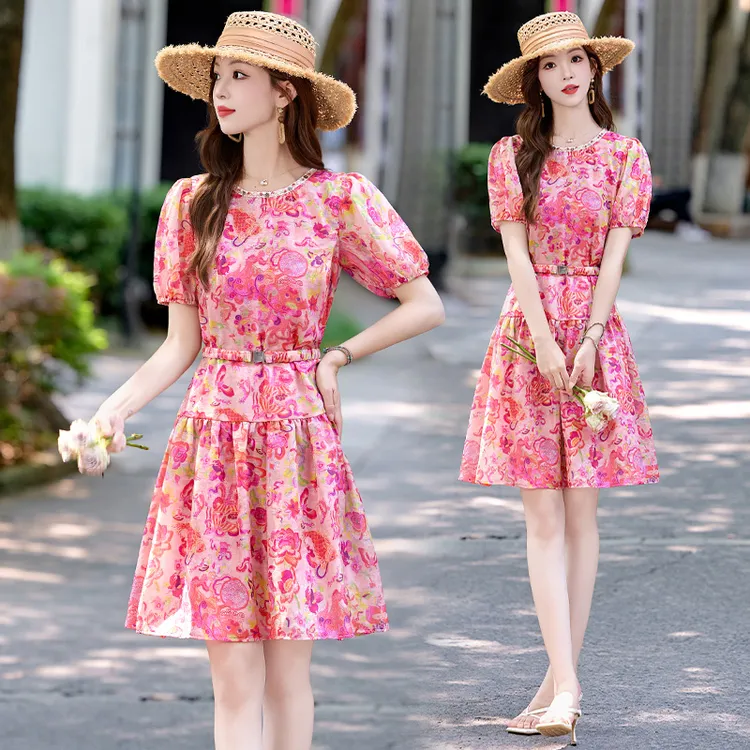 高端精致连衣裙女装2025夏装夏天衣服新款时尚气质显瘦高级感裙子