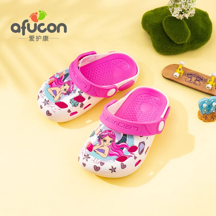 儿童拖鞋夏季1-3岁沙滩宝宝软底幼儿包头防滑洞洞鞋夏款凉鞋小童