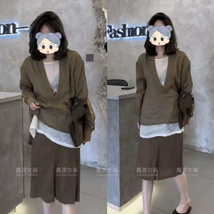 2025夏季新款时尚显瘦气质女士网红洋气三件套百搭款D9386