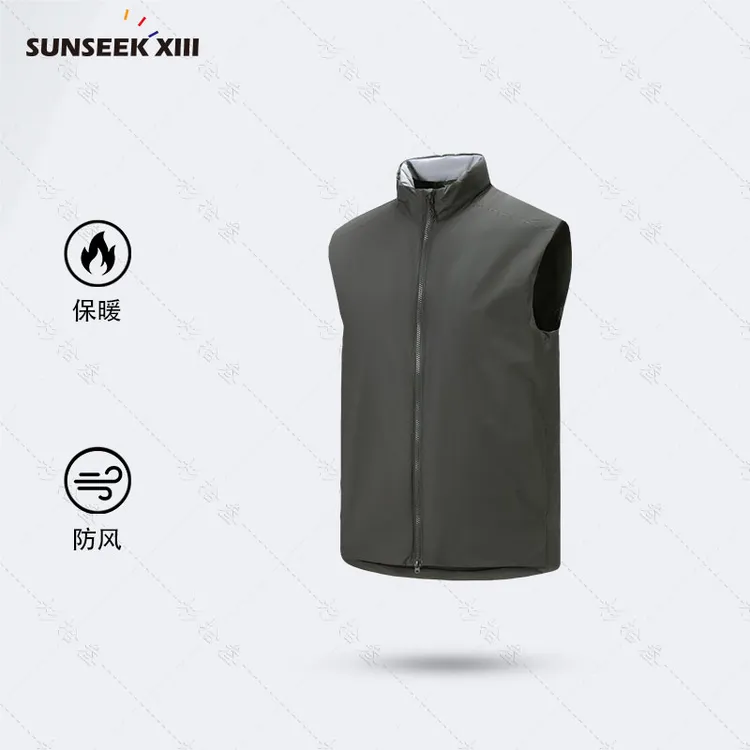 拒水抗湿】立领保暖秋冬棉马甲透气弹力舒适通勤运动马甲25126