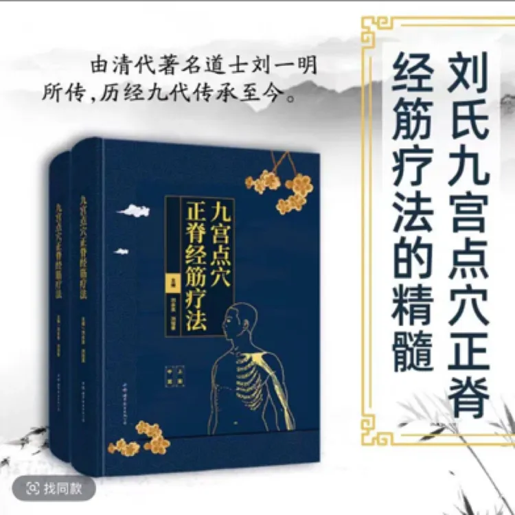【非遗孤品】九宫点穴正脊经筋疗法 两册 世界图书出版社